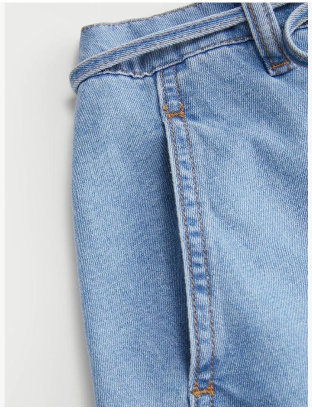 CIDER Light Blue Denim A-Line Maxi Skirt NEW LARGE - Picture 3 of 6